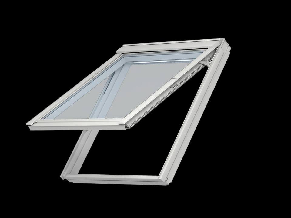 Velux Dachfenster Vku Kunststoff Klapp Schwingfenster Star Aluminium